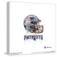 Gallery Pops NFL New England Patriots - Drip Helmet Wall Art-Trends International-Stretched Canvas