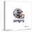 Gallery Pops NFL New England Patriots - Drip Helmet Wall Art-Trends International-Stretched Canvas