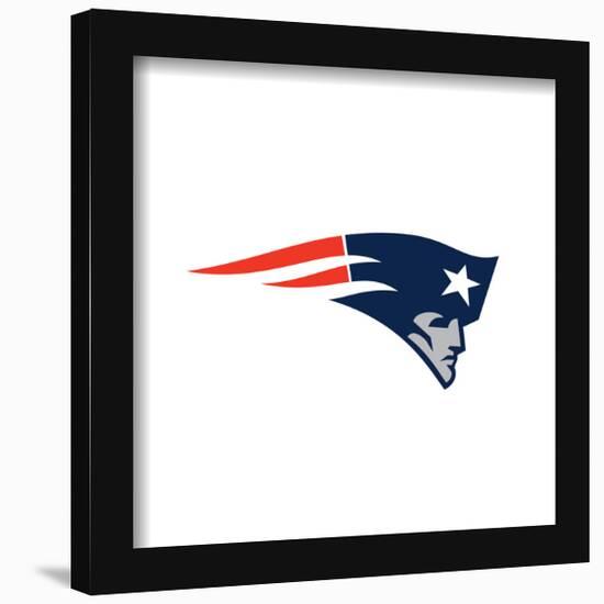 Gallery Pops NFL New England Patriots - Primary Mark Wall Art-Trends International-Framed Gallery Pops