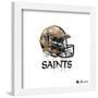 Gallery Pops NFL New Orleans Saints - Drip Helmet Wall Art-Trends International-Framed Gallery Pops