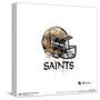 Gallery Pops NFL New Orleans Saints - Drip Helmet Wall Art-Trends International-Stretched Canvas