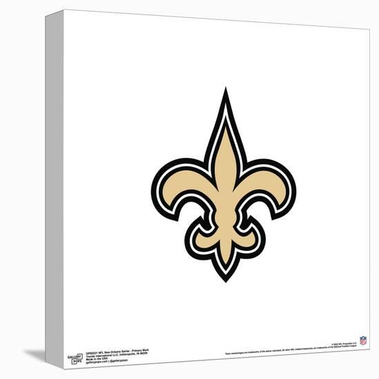 Gallery Pops NFL New Orleans Saints - Primary Mark Wall Art-Trends International-Stretched Canvas