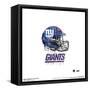 Gallery Pops NFL New York Giants - Drip Helmet Wall Art-Trends International-Framed Stretched Canvas