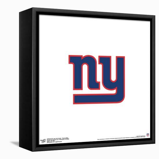 Gallery Pops NFL New York Giants - Primary Mark Wall Art-Trends International-Framed Stretched Canvas