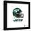 Gallery Pops NFL New York Jets - Drip Helmet Wall Art-Trends International-Framed Gallery Pops