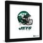 Gallery Pops NFL New York Jets - Drip Helmet Wall Art-Trends International-Framed Gallery Pops