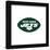 Gallery Pops NFL New York Jets - Primary Mark Wall Art-Trends International-Framed Gallery Pops