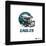 Gallery Pops NFL Philadelphia Eagles - Drip Helmet Wall Art-Trends International-Framed Gallery Pops