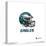 Gallery Pops NFL Philadelphia Eagles - Drip Helmet Wall Art-Trends International-Stretched Canvas