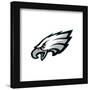 Gallery Pops NFL Philadelphia Eagles - Primary Mark Wall Art-Trends International-Framed Gallery Pops