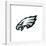 Gallery Pops NFL Philadelphia Eagles - Primary Mark Wall Art-Trends International-Framed Gallery Pops