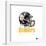 Gallery Pops NFL Pittsburgh Steelers - Drip Helmet Wall Art-Trends International-Framed Gallery Pops
