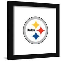 Gallery Pops NFL Pittsburgh Steelers - Primary Mark Wall Art-Trends International-Framed Gallery Pops