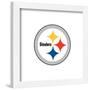 Gallery Pops NFL Pittsburgh Steelers - Primary Mark Wall Art-Trends International-Framed Gallery Pops