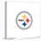 Gallery Pops NFL Pittsburgh Steelers - Primary Mark Wall Art-Trends International-Stretched Canvas