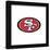 Gallery Pops NFL San Francisco 49ers - Primary Mark Wall Art-Trends International-Framed Gallery Pops