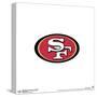 Gallery Pops NFL San Francisco 49ers - Primary Mark Wall Art-Trends International-Stretched Canvas