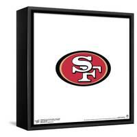 Gallery Pops NFL San Francisco 49ers - Primary Mark Wall Art-Trends International-Framed Stretched Canvas