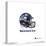 Gallery Pops NFL Seattle Seahawks - Drip Helmet Wall Art-Trends International-Stretched Canvas