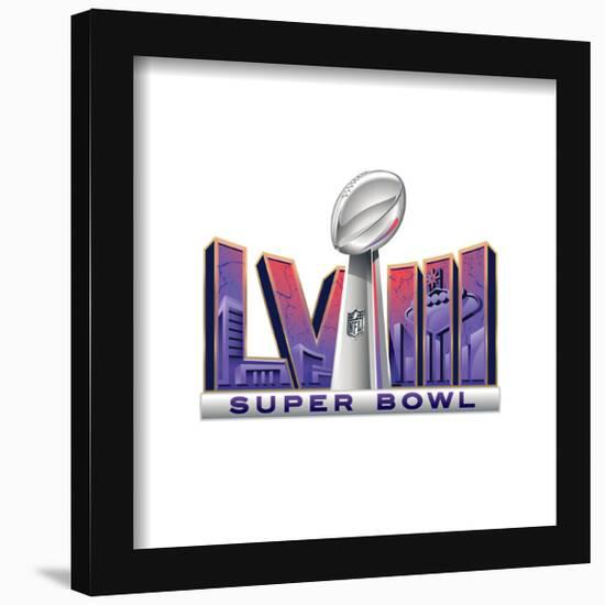 Gallery Pops NFL Super Bowl LVIII - Logo Wall Art-Trends International-Framed Gallery Pops