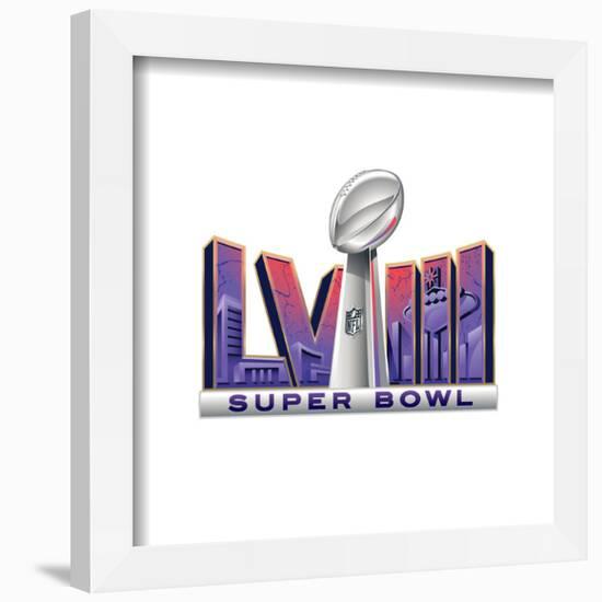 Gallery Pops NFL Super Bowl LVIII - Logo Wall Art-Trends International-Framed Gallery Pops