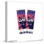 Gallery Pops NFL Super Bowl LVIII - Ticket Collage Wall Art-Trends International-Stretched Canvas