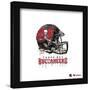 Gallery Pops NFL Tampa Bay Buccaneers - Drip Helmet Wall Art-Trends International-Framed Gallery Pops