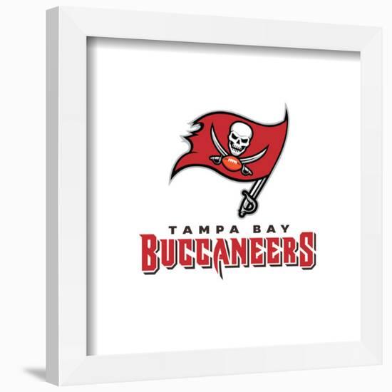 Gallery Pops NFL Tampa Bay Buccaneers - Primary Combo Mark - Vertical Wall Art-Trends International-Framed Gallery Pops