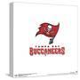 Gallery Pops NFL Tampa Bay Buccaneers - Primary Combo Mark - Vertical Wall Art-Trends International-Stretched Canvas