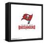 Gallery Pops NFL Tampa Bay Buccaneers - Primary Combo Mark - Vertical Wall Art-Trends International-Framed Stretched Canvas