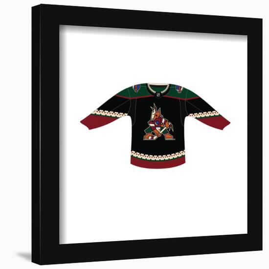 Gallery Pops NHL - Arizona Coyotes - Home Uniform Front Wall Art-Trends International-Framed Gallery Pops