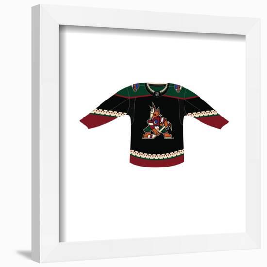 Gallery Pops NHL - Arizona Coyotes - Home Uniform Front Wall Art-Trends International-Framed Gallery Pops