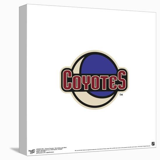 Gallery Pops NHL Arizona Coyotes - Secondary Logo Mark Wall Art-Trends International-Stretched Canvas