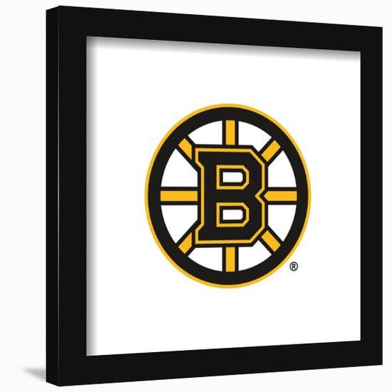 Gallery Pops NHL Boston Bruins - Primary Logo Mark Wall Art-Trends International-Framed Gallery Pops