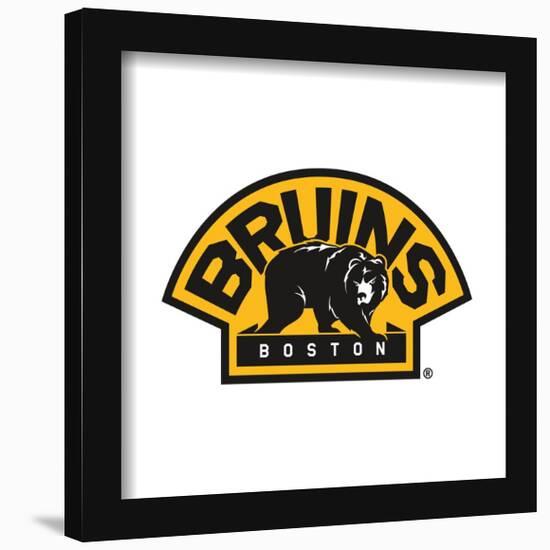 Gallery Pops NHL Boston Bruins - Secondary Logo Mark Wall Art-Trends International-Framed Gallery Pops