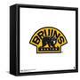 Gallery Pops NHL Boston Bruins - Secondary Logo Mark Wall Art-Trends International-Framed Stretched Canvas