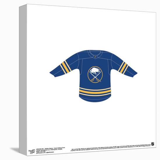 Gallery Pops NHL - Buffalo Sabres - Home Uniform Front Wall Art-Trends International-Stretched Canvas