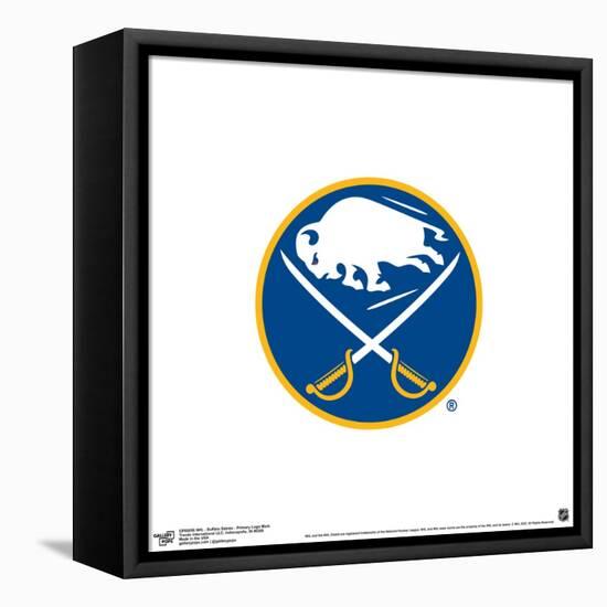 Gallery Pops NHL Buffalo Sabres - Primary Logo Mark Wall Art-Trends International-Framed Stretched Canvas