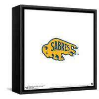 Gallery Pops NHL Buffalo Sabres - Secondary Logo Mark Wall Art-Trends International-Framed Stretched Canvas