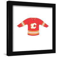 Gallery Pops NHL - Calgary Flames - Home Uniform Front Wall Art-Trends International-Framed Gallery Pops