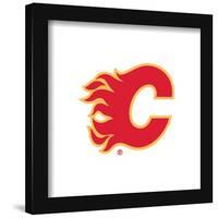 Gallery Pops NHL Calgary Flames - Primary Logo Mark Wall Art-Trends International-Framed Gallery Pops