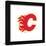 Gallery Pops NHL Calgary Flames - Primary Logo Mark Wall Art-Trends International-Framed Gallery Pops