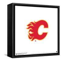 Gallery Pops NHL Calgary Flames - Primary Logo Mark Wall Art-Trends International-Framed Stretched Canvas