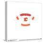 Gallery Pops NHL - Calgary Flames - Road Uniform Front Wall Art-Trends International-Stretched Canvas