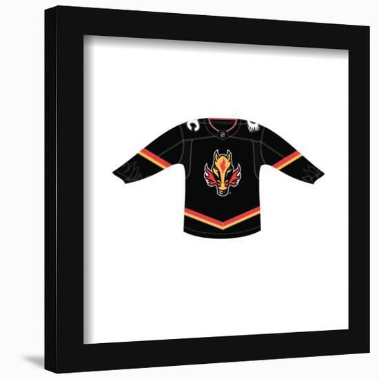 Gallery Pops NHL - Calgary Flames - Third Uniform Front Wall Art-Trends International-Framed Gallery Pops