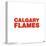 Gallery Pops NHL Calgary Flames - Wordmark Wall Art-Trends International-Stretched Canvas