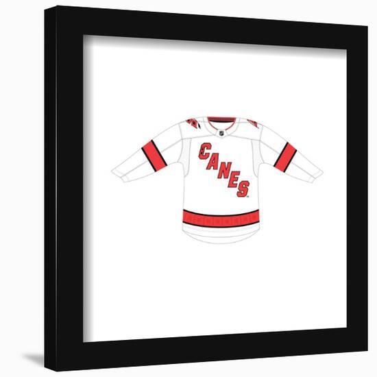 Gallery Pops NHL - Carolina Hurricanes - Road Uniform Front Wall Art-Trends International-Framed Gallery Pops