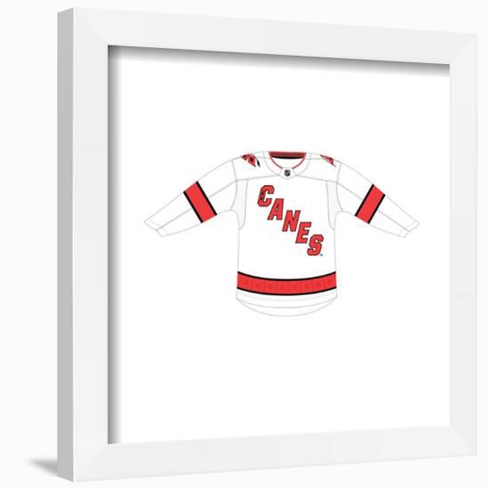 Gallery Pops NHL - Carolina Hurricanes - Road Uniform Front Wall Art-Trends International-Framed Gallery Pops