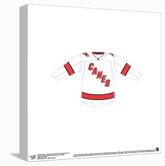 Gallery Pops NHL - Carolina Hurricanes - Road Uniform Front Wall Art-Trends International-Stretched Canvas