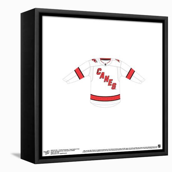 Gallery Pops NHL - Carolina Hurricanes - Road Uniform Front Wall Art-Trends International-Framed Stretched Canvas